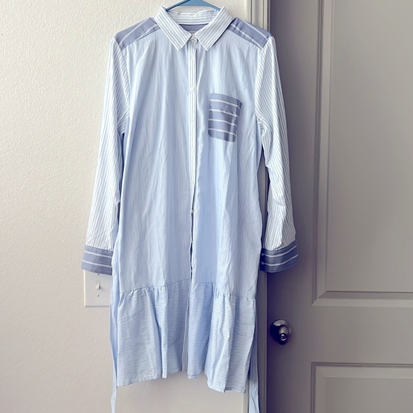 LOFT Striped Shirtdress - Picture 7 of 7